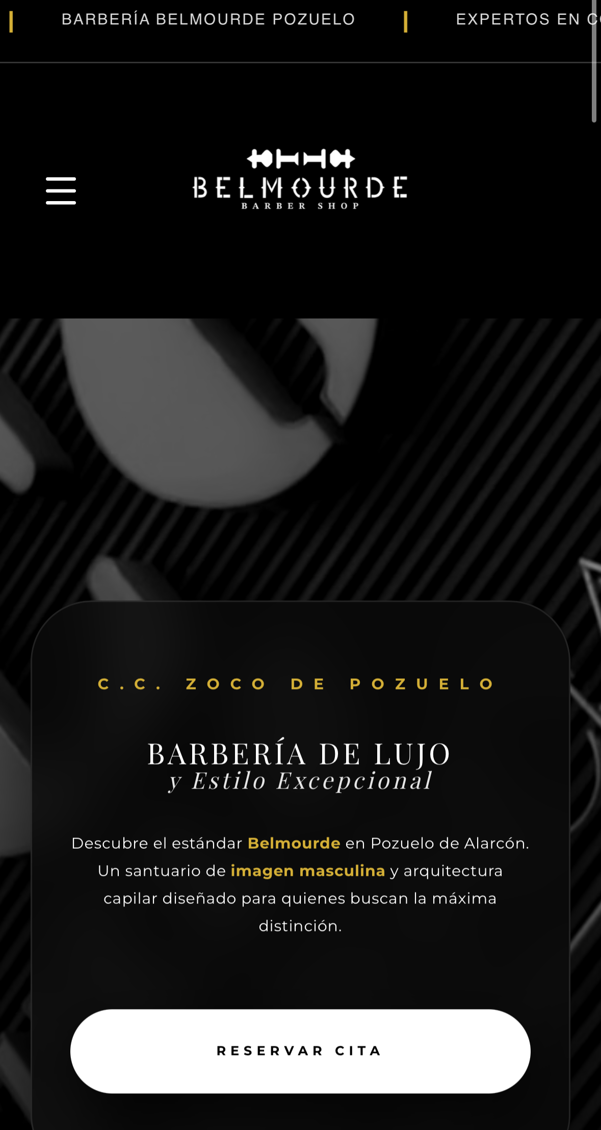 Belmourde Barbería Web